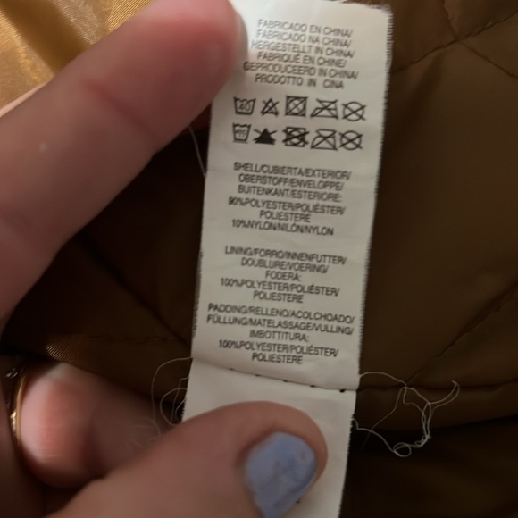 COPY - - Lightweight brown coat with faux fur hood - Picture 7 of 7